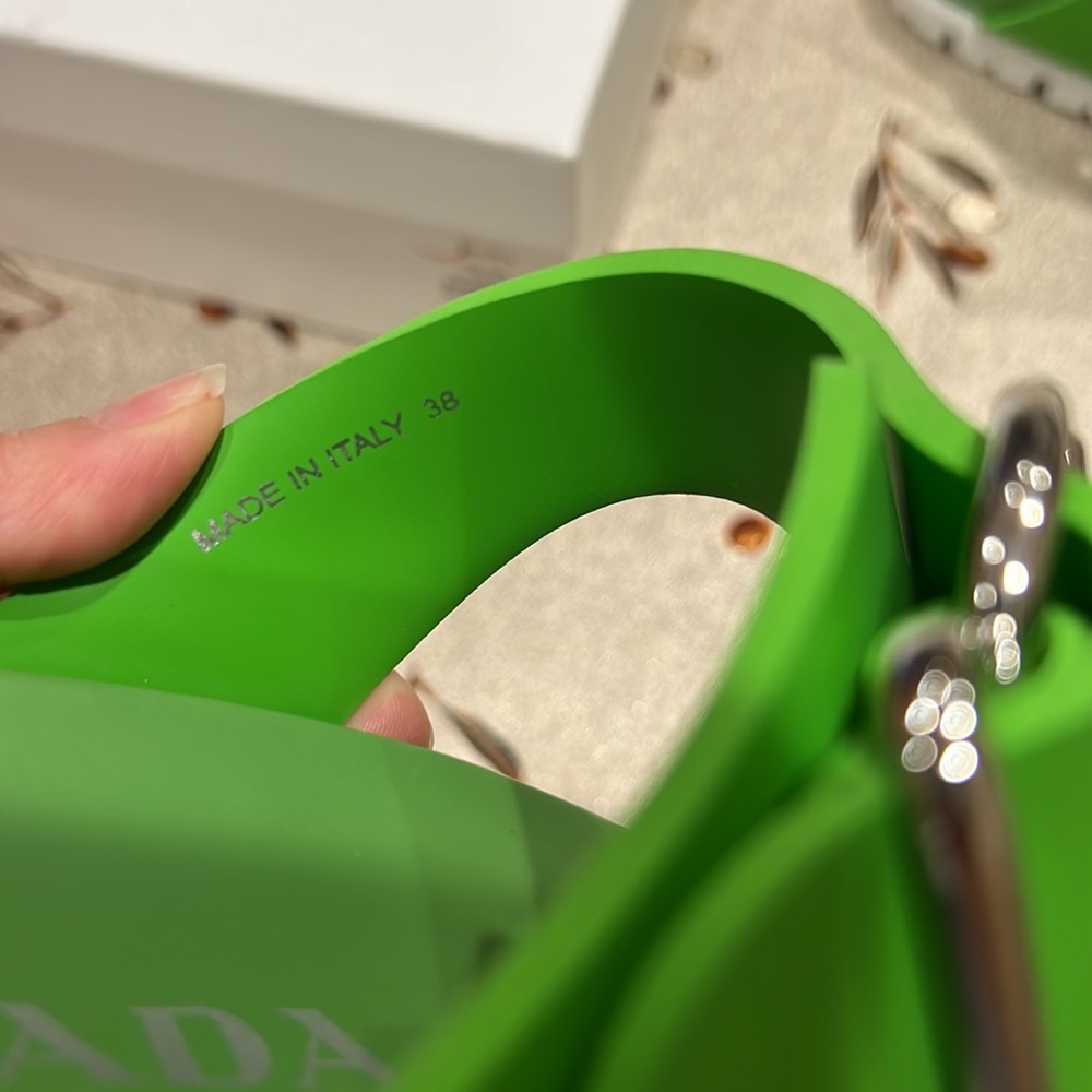 PRADA Rubber Thong Sandals - Picture 12 of 14